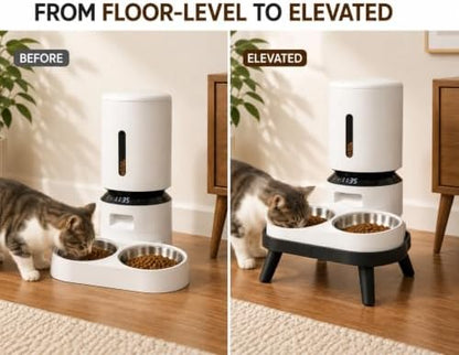 Elevated Stand Compatible with Petlibro Dual Granary Automatic Feeder