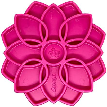 SodaPup Mandala eTray – Durable Slow Feeder Tray Made in USA from Non-Toxic, Pet-Safe, Food Safe Material for Mental Stimulation, Calming, Avoiding Overfeeding, Slow Eating, Healthy Digestion & More