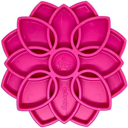 SodaPup Mandala eTray – Durable Slow Feeder Tray Made in USA from Non-Toxic, Pet-Safe, Food Safe Material for Mental Stimulation, Calming, Avoiding Overfeeding, Slow Eating, Healthy Digestion & More