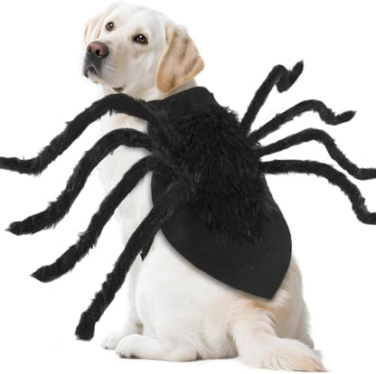 Dog Halloween Spider Costumes for Small Medium Large Dogs Funny Outfits by Camlinbo