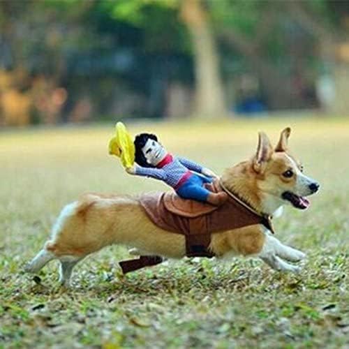 Idepet Halloween Cowboy Dog Costume Cosplay Apparel Riders Clothing - Image 6