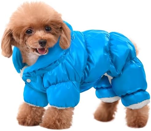 AOFITEE Small Dog Coat Waterproof Dog Winter Jacket Fullbody Dogs Snowsuit by AOFITEE