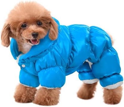 AOFITEE Small Dog Coat Waterproof Dog Winter Jacket Fullbody Dogs Snowsuit by AOFITEE