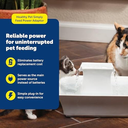 PetSafe Simply Feed Power Adaptor for Automatic Dog and Cat Feeder, Black