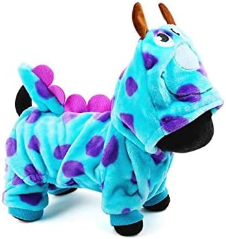 Dog Halloween Costume Soft Velvet Dog Clothes Cute Pet Winter Hoodie for Small Dogs Puppy by AIHANCH