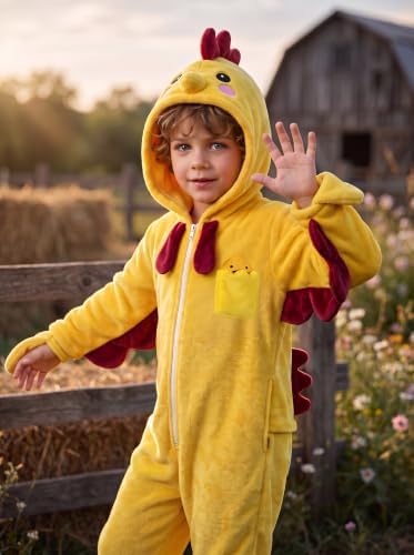 Kids Animal Onesie Pajamas Boys Girls Animal Onesie Costume for Halloween Christmas Costume - Image 5