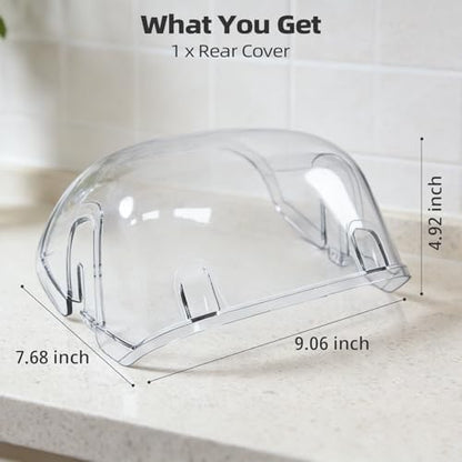 1 Pcs Rear Cover for Automatic Microchip Cat & Pet Feeder