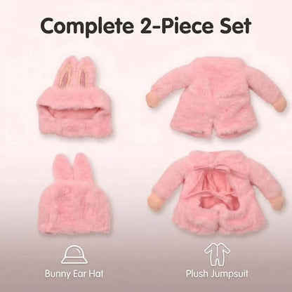 Halloween Small Large Dog Costume Bunny Outfit,Pink M - Image 7