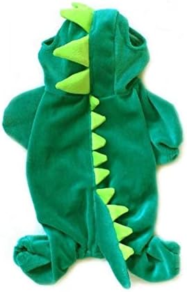 NACOCO Dog Dinosaur Design Costume Green Pet Clothes for Medium & Large Dog (Green, XXL) by HOME