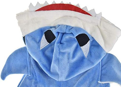 FLAdorepet Halloween Large Dog Shark Costume Outfit Fleece Warm Clothes,7XL - Image 6