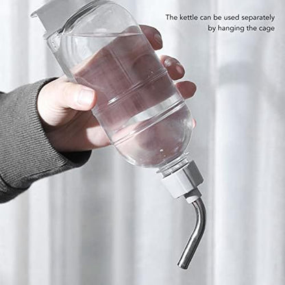 Dog Water Dispenser, Height Adjustable Pet Food Feeder Automatic Water Bottle Dispenser Standing Feeding Bowl for Cats Puppy Pets