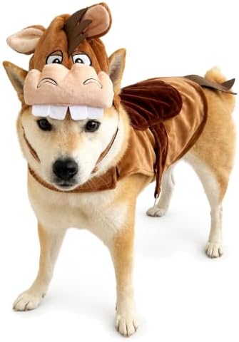 ComfyCamper Dog Horse Cape Headpiece Cape Set Cosplay Halloween Costume, L - Image 2