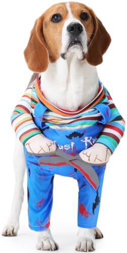 Allroaring Scissor Hand Themed Dog Cosplay Outfit, Puppy Halloween Costumes by Allroaring