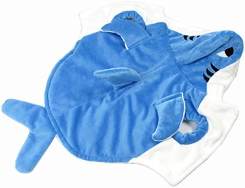 Yoption Halloween Dog Shark Costume, Warm Pet Hoodie Outfit, XL - Image 5