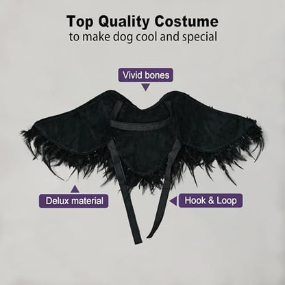 Onmygogo Funny Pet Reindeer Moose Costumes for Dog, Cute Furry Pet Wig for Halloween Christmas, Pet Clothing Accessories - Image 4
