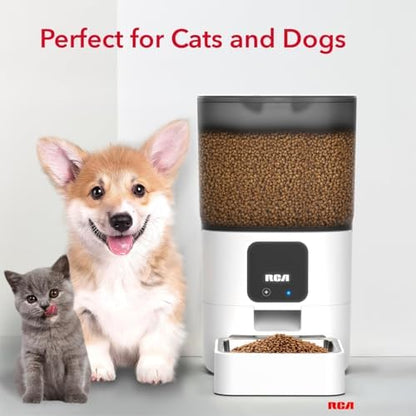Automatic Cat Dog Feeder, Smart WiFi App 6L Food Dispenser, Portion Control