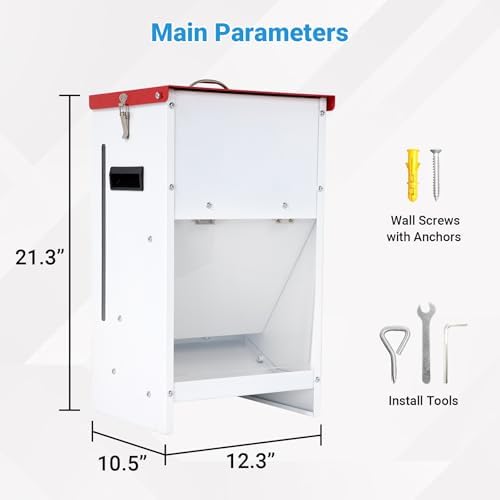 Automatic Dog Feeder - 25LBS Capacity Auto Gravity Dispenser