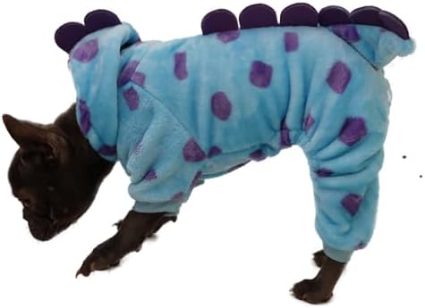 Dinosaur Costume for Small Dogs and Cats, Dog Hoodies Cold Weather Coat,Dog Pajamas for Christmas Halloween - Image 6