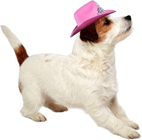 Rubies Cowgirl Pet Hat with Faux Tiara for Dogs or Cats, M/L - Image 3