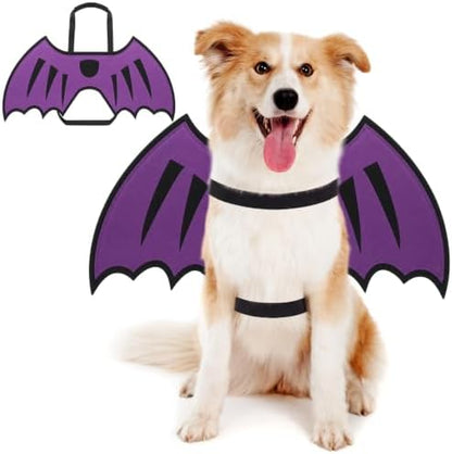 Dog Dragon Wings, Halloween Dragon Costume for Dog Cat, Purple, L by SilTriangle
