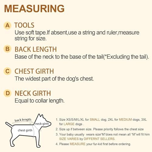 XPUDAC Dog Pajamas Dinosaur Dog Clothes for Small Medium Dogs Boy Girl Stretchy Cozy Pet Onesie with Feet Doggie Jammies Cat Apparel, M - Image 6