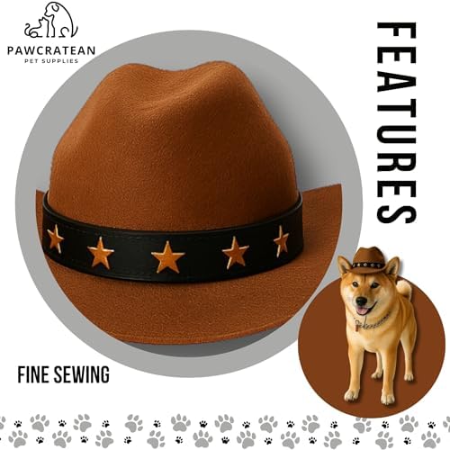 Custom Dog Cat Hoodie, Cowboy Hat, One Size - Image 3