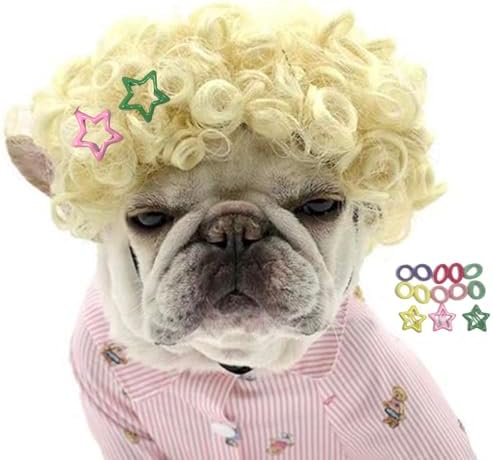 Funny Pet Wig – DIY Haircut & Adjustable Fit – Cat & Dog Costume for Halloween, Party, Photo Shoots – 3D Natural Look – Fits 5kg-50kg Pets - Image 5