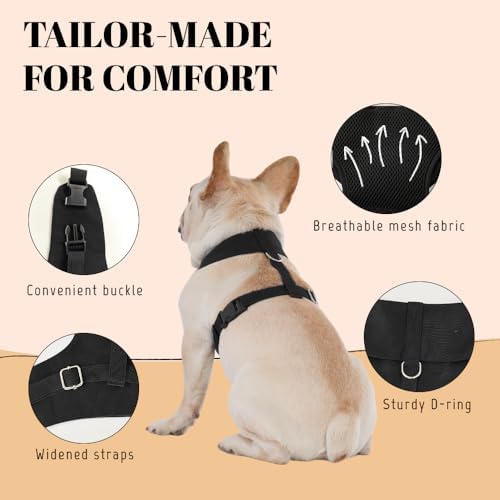 AVERYDAY Dog Tuxedo for Wedding Outfit, Dog Suit and Tie Costumes for Birthday, Halloween, Cosplay, Christmas Party, Pet Formal Wear with Bowtie, Tux for Medium Large Dogs, Bulldog, Labrador, Husky - Image 5