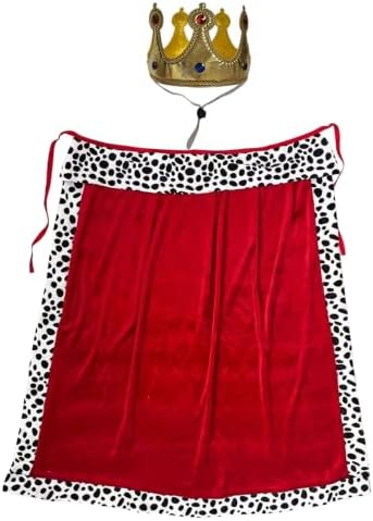 2PCS Dog King Costume Halloween Funny Pet Costumes with King Cape and Crown for Medium Large Dog Pet Halloween Party Cosplay Dress Up - Image 4