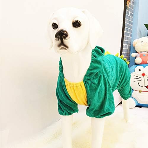 NACOCO Dog Dinosaur Design Costume Green Pet Clothes for Medium & Large Dog (Green, XXL) - Image 3