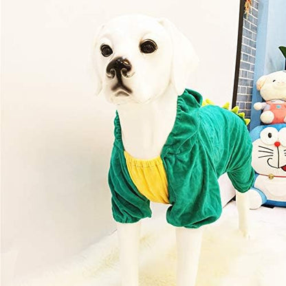 NACOCO Dog Dinosaur Design Costume Green Pet Clothes for Medium & Large Dog (Green, XXL) - Image 3