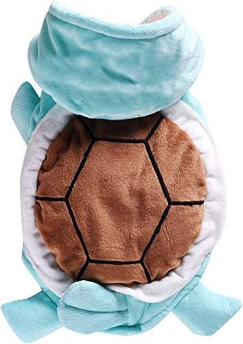 Dog Cat Halloween Costumes - Pet Turtle Cosplay Clothes, Adorable Flannel Tortoise Puppy Pajama Outfit, Soft Velvet Christmas Doggie Hoodies, Funny Fleece Sweater for Small Medium Large Dogs, 2XLarge - Image 2