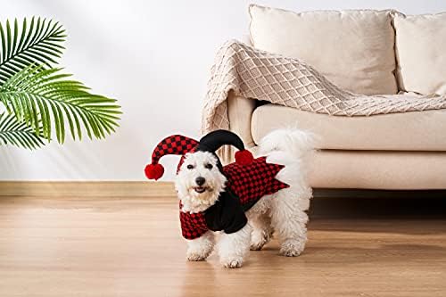 Yoption Halloween Jester Clown Dog Costumes, Medium - Image 6
