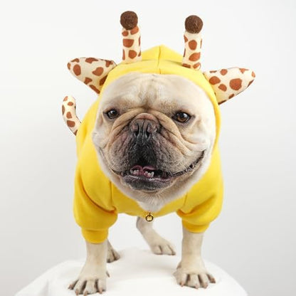 Halloween Dog Giraffe Costume Frenchie Clothes - Image 2