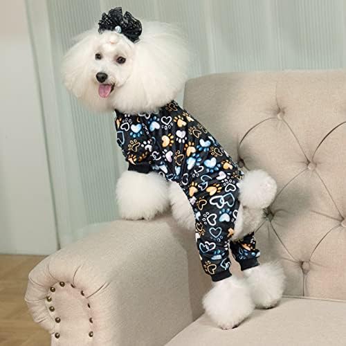 CuteBone Dog Pajamas Costumes Fleece Pet Clothes Puppy Onesie Winter Holiday Cute Cat Jammies Keep Your Pet Warm in the Cold Weather P220L - Image 5