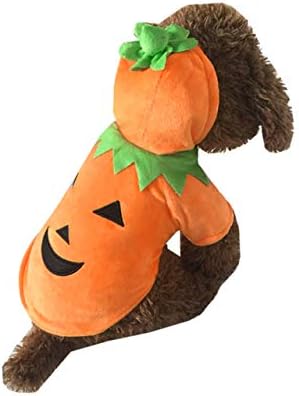 Dog Cat Halloween Pumpkin Costume,Pet Cosplay Costumes,Puppy Warm Outfits - Image 5