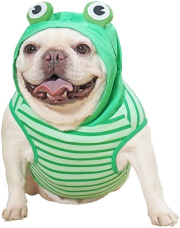 Dog Halloween Costumes Frenchie Clothes Dog Frog Costume by CHEERTAILS