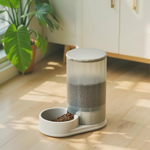 Automatic Pet Feeder, 5 Lbs Dog Food Capacity, Gray