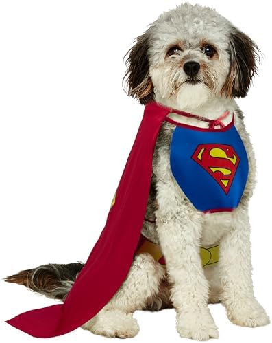 DC Comics Superheroes: Superman Pet Costume for For Dogs or Cats by Rubies, XL - Image 5