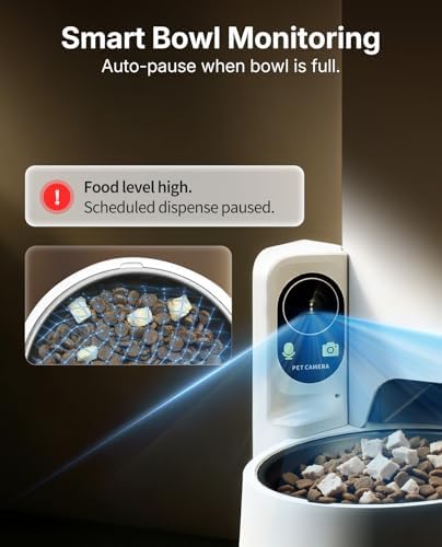 PETKIT Upgraded Multi-Cat Recognition Automatic Cat Feeder with Camera