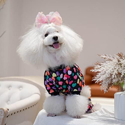 CuteBone Small Dogs Outfit Soft Puppy Onesies Pjs Dog Pajamas Pet Coat Cat Apparel Comfy Doggie Jumpsuit Bodysuit for All Seasons - Image 6