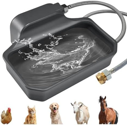PETTEN Auto Fill Dog Water Bowl, Outdoor 1Gal/3.75L Automatic Dispenser
