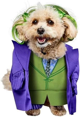 DC Batman The Dark Knight: The Joker Pet Costume for Dogs or Cats by Rubies, Medium - Image 2