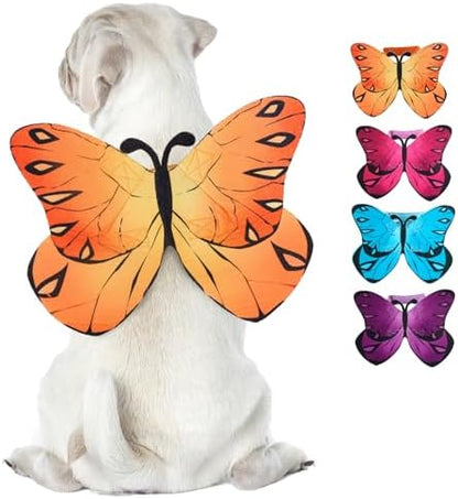 Dog Halloween Costumes Butterfly Wings Cat Dog Costume Fairy Wings Clothes by Coppthinktu