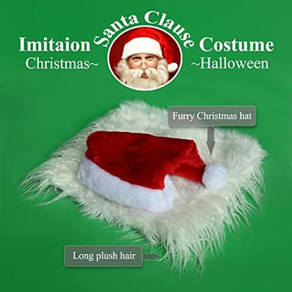 Onmygogo Funny Pet Reindeer Moose Costumes for Dog, Cute Furry Pet Wig for Halloween Christmas, Pet Clothing Accessories - Image 4
