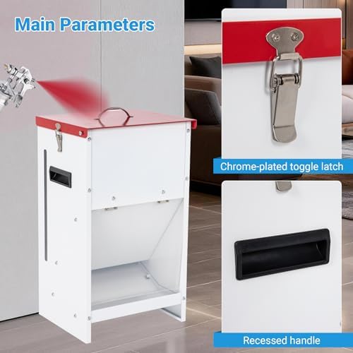 Automatic Dog Feeder, 2 PCS 15LBS Capacity Auto Gravity Dispenser