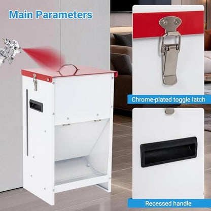 Automatic Dog Feeder, 2 PCS 15LBS Capacity Auto Gravity Dispenser