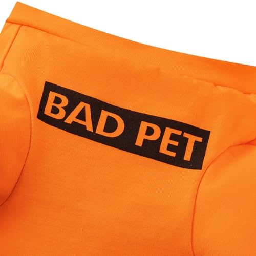Prisoner Pet Costume Prison Pooch Funny Prisoner Halloween Costume for Small Dogs Cats (2X-Large) - Image 2