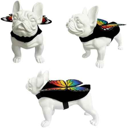 Butterfly Pet Halloween Costume with Wings - Small to Medium-Large Breed Funny Clothes Outfit Apparel (Large) - Image 2