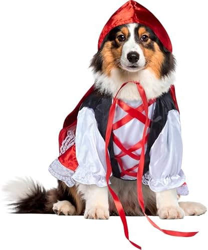 Rubies Red Riding Hood Pet Costume for Dogs or Cats, Medium - Image 2